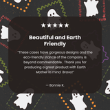 Black Ghost Stamps iPhone 16 Pro Case