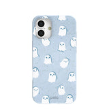 Powder Blue Ghostly iPhone 16 Plus Case