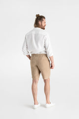 Men's linen shirt Nevada - White