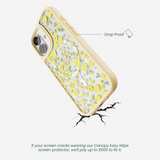 Clear Golden Bloom iPhone 17 Case With Sunbeam Ridge (MagSafe included)