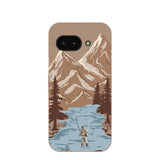 Chocolate Brown Gone Fishing Google Pixel 9a Case