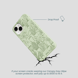 Sage Green Green Oasis iPhone 13 Mini Case