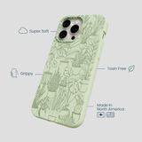 Sage Green Green Oasis iPhone 15 Pro Max Case