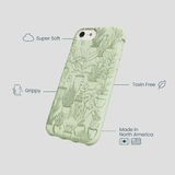 Sage Green Green Oasis iPhone 6/6s/7/8/SE Case