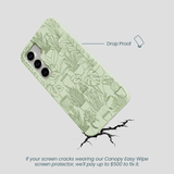 Sage Green Green Oasis Samsung Galaxy S25 Case