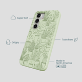Sage Green Green Oasis Samsung Galaxy S25 Case