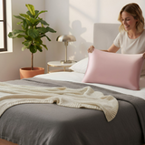 Anypillow Pillowcase 50x75cm Pink Natural Mulberry Silk For Comfortable And Relaxing Home Bed