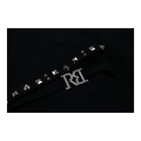 Roccobarocco Midi Skirt - 35W UK 16 Black Polyester Blend