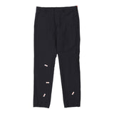 Prada Trousers - 33W UK 14 Navy Wool