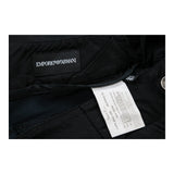 Emporio Armani Jeans - 32W UK 12 Black Viscose Blend