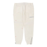 Liu Jo Cargo Trousers - 34W UK 14 Cream Cotton