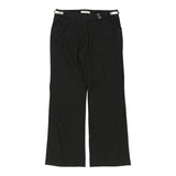 Dolce & Gabbana Wide Leg Trousers - 32W UK 12 Black Wool Blend