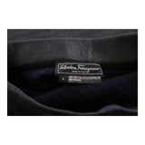 Salvatore Ferragamo Midi Skirt - Small Black Wool