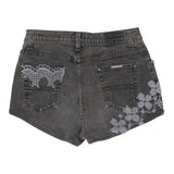 Trussardi Lace Denim Shorts - 27W UK 8 Grey Cotton