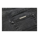 Trussardi Lace Denim Shorts - 27W UK 8 Grey Cotton