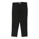 Cheap & Chic Moschino Trousers - 32W UK 12 Black Cotton