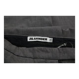 Jil Sander Trousers - 31W UK 10 Grey Virgin Wool
