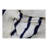 Givenchy Striped Jumper - Small Cream Cotton