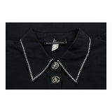 Roccobarocco Shirt - Medium Black Cotton Blend