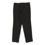 Studio Gianfranco Ferre Trousers - 35W 31L Black Wool Blend