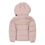 Age 2 Moncler Spellout Puffer - XS Pink Polyester