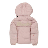 Age 2 Moncler Spellout Puffer - XS Pink Polyester