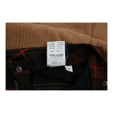 Age 12 Dolce & Gabbana Checked Cord Trousers - 26W 30L Brown Wool Blend