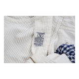 Age 14 Valentino Cord Trousers - 26W 30L White Cotton