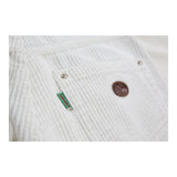 Age 14 Valentino Cord Trousers - 26W 30L White Cotton