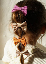 Bow ponies set of 4 - Oat/Aster