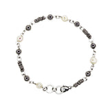 Timeless Silver Pearl Bracelet: Stainless Steel
