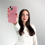 Bubblegum Pink Hearts iPhone 14 Pro Max Case