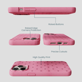 Bubblegum Pink Hearts iPhone 14 Pro Max Case
