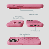 Bubblegum Pink Hearts iPhone 14 Pro Case