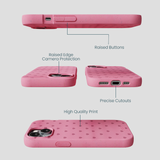 Bubblegum Pink Hearts iPhone 15 Case