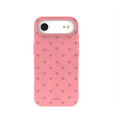 Bubblegum Pink Hearts iPhone Air Case