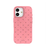 Bubblegum Pink Hearts iPhone 17 Case