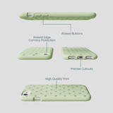 Sage Green Hearts iPhone 6/6s/7/8/SE Case