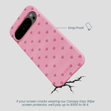 Bubblegum Pink Hearts Google Pixel 10 Pro XL Case