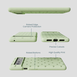 Sage Green Hearts Google Pixel 6 Case