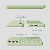 Sage Green Hearts Samsung Galaxy S23+(Plus) Case