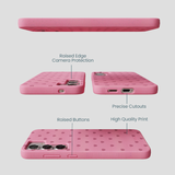 Bubblegum Pink Hearts Samsung Galaxy S25+(Plus) Case