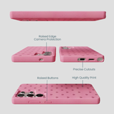 Bubblegum Pink Hearts Samsung Galaxy S25 Ultra Case