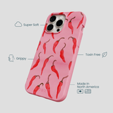 Bubblegum Pink Heatwave iPhone 15 Pro Max Case
