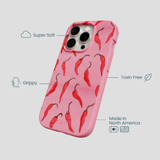 Bubblegum Pink Heatwave iPhone 15 Pro Case