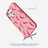Bubblegum Pink Heatwave iPhone 16 Pro Max Case