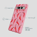 Bubblegum Pink Heatwave Google Pixel 7 Pro Case