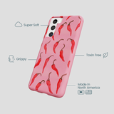 Bubblegum Pink Heatwave Samsung Galaxy S21 Case