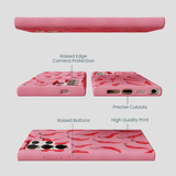 Bubblegum Pink Heatwave Samsung Galaxy S24 Ultra Case
