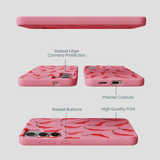 Bubblegum Pink Heatwave Samsung Galaxy S25+(Plus) Case